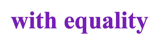 with equality