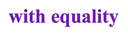 with equality