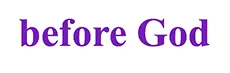 before God